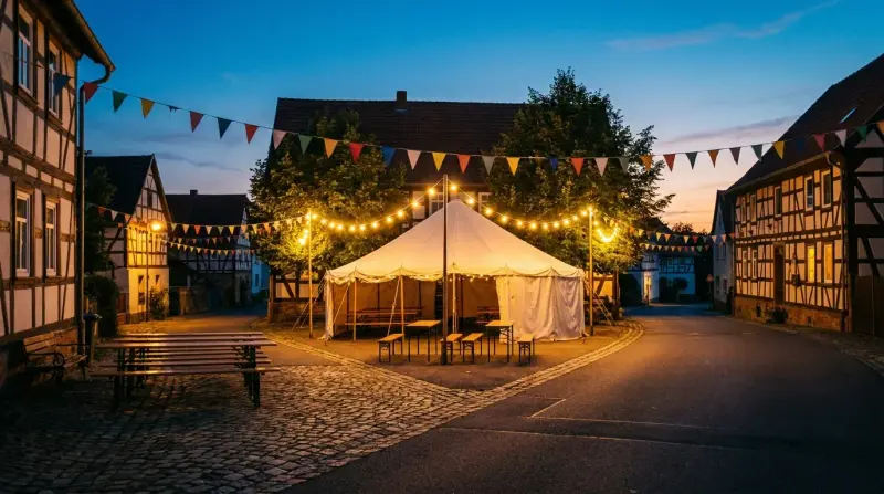 Impression: Festzelt am Abend